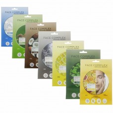 2 o 4 PACK FACE COMPLEX MASCHERE IN TESSUTO CON DIVERSE TIPOLOGIE DI FRAGANZE